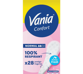 VANIA Confort Protège-slips multi-formes normal x28