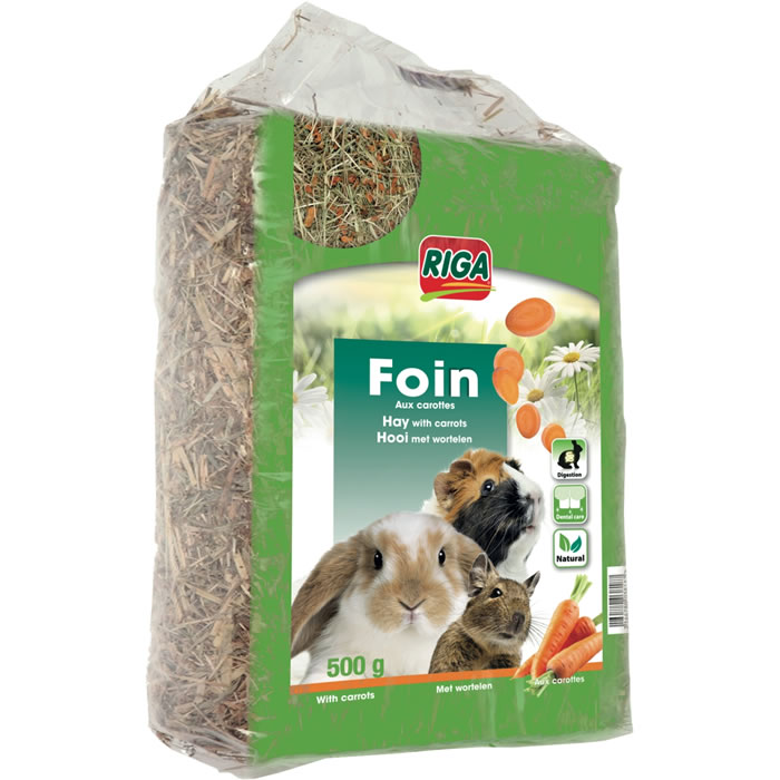 RIGA Foin aux carottes pour rongeurs