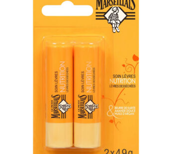 LE PETIT MARSEILLAIS – Baume à lèvres hydratant 2 pièces