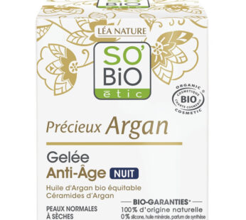 SO BIO ETIC – Gelée d&rsquo;argan anti-âge bio 40 ml