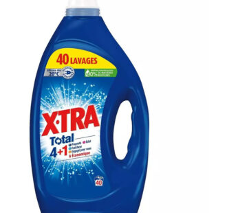 X-TRA Total Lessive liquide 4en1 40 lavages 1,8 L