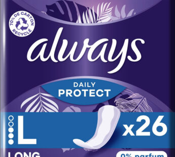 ALWAYS Daily Protect Protège-slips long x26