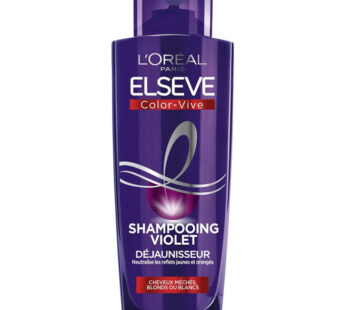ELSEVE Color-Vive – Shampoing violet déjaunisseur 200 ml