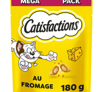 CATISFACTIONS MAXI – Friandises pour chat au fromage (180 g)