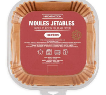 KITCHENCOOK Papier cuisson pour air fryer