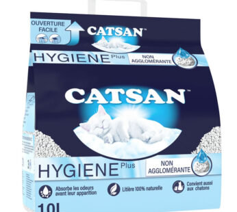 CATSAN Hygiène Plus Litière minérale non-agglomérante pour chat