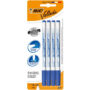 BIC Velleda - Marqueurs effaçables à sec pointe fine bleu x4