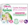 LOVE & GREEN - Couches taille 4+ (9-20 kg) 42 couches