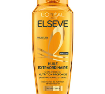 ELSEVE Huile Extraordinaire – Shampoing à l&rsquo;huile de marula et camélia 250 ml