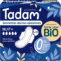 TADAM Dermo-Sensitives - Serviettes avec ailettes cotton Ultra Nuit x10