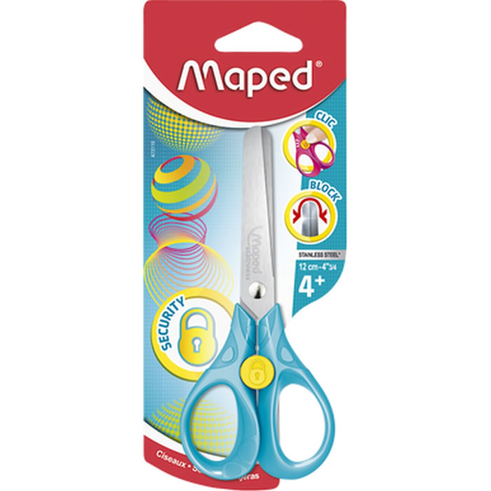MAPED - Ciseaux bout rond 12 cm dès 4 ans