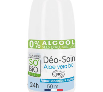 SO BIO ETIC – Déodorant bille à l&rsquo;aloe vera 24h bio 50 ml