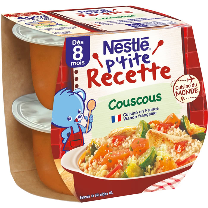 NESTLE P'tite Recette - Couscous 2x200g