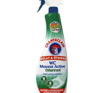CHANTECLAIR Mousse nettoyante spray WC active détartrant 625 ml