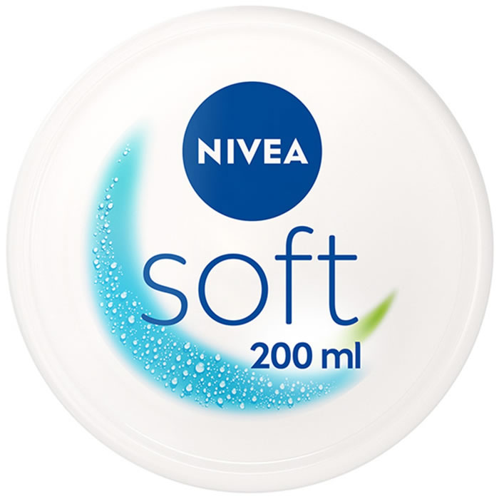 NIVEA Soft - Crème soin hydratant corps, visage, main 200 ml