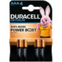 DURACELL Optimum Piles alcalines LR03 - type AAA (x4)