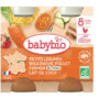 BABYBIO - Boulgour, poulet et coco 2x200g