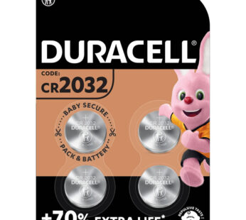 DURACELL Piles boutons lithium – type CR 2032