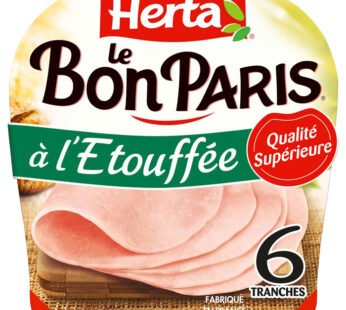 HERTA Le Bon Paris – Jambon cuit à l’étouffée (255 g)
