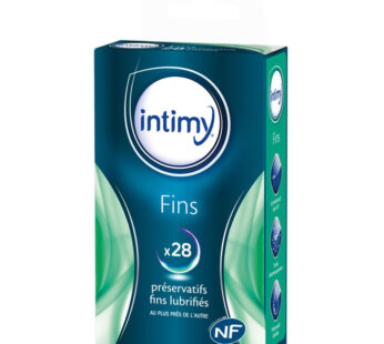 INTIMY Préservatifs fins lubrifiés x28