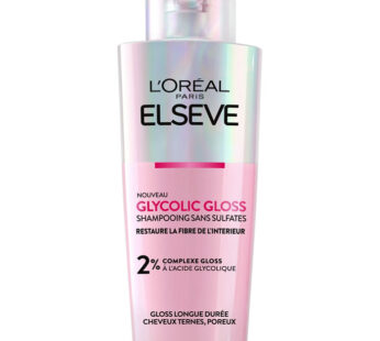 ELSEVE Glycolic Gloss – Shampoing réparateur sans sulfate 200 ml