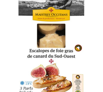 MAISTRES OCCITANS Escalopes de foie gras de canard du Sud-Ouest IGP