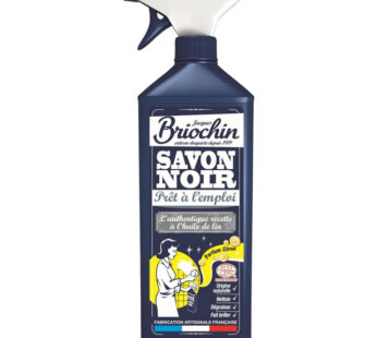 JACQUES BRIOCHIN Nettoyant spray savon noir à l&rsquo;huile de lin et citron 750 ml