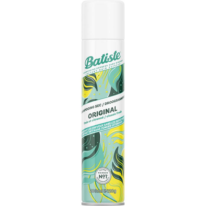 BATISTE Original - Shampoing sec spray citron 200 ml