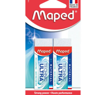 MAPED Technic Ultra – Gommes blanches (2 gommes)