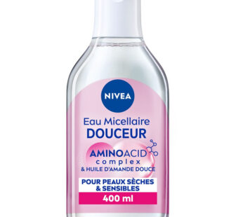 NIVEA AminoAcid – Eau micellaire hydratante à l&rsquo;huile d&rsquo;amande douce
