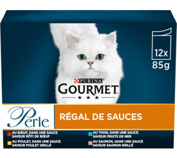 PURINA Gourmet En sauce pour chats à la viande et poisson