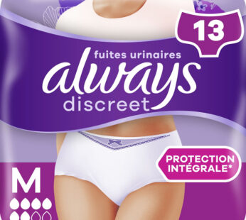 ALWAYS Discreet Culottes absorbantes femme taille M x13