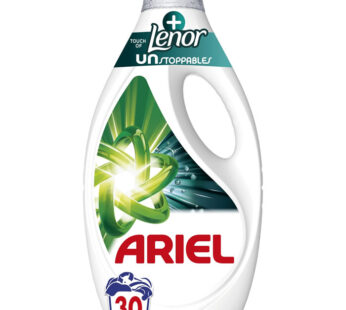 ARIEL + Lenor Lessive liquide touche de Lenor 1,35 L 30 lavages