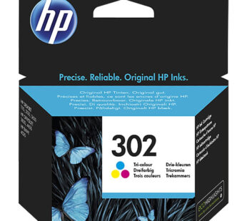 HP Cartouche d&rsquo;encre N°302 couleurs (1 cartouche)