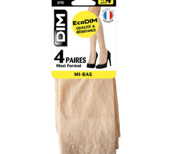 DIM Ecodim Mi-bas en mousse capri taille 35-41 28D x4
