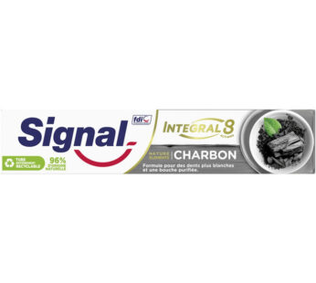 SIGNAL Intégral 8 – Dentifrice blancheur et détox au charbon 75 ml