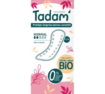 TADAM Dermo-Sensitives Protège-slips coton bio normal x24