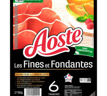 AOSTE Les Fines et Fondantes – Jambon sec (100 g)