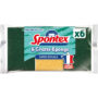 SPONTEX Eponges grattantes en fibres recyclées