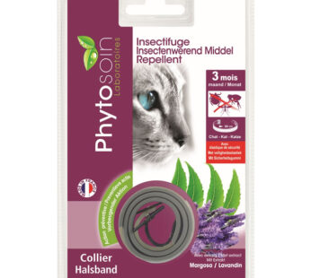 PHYTOSOIN – Collier anti-puces et anti-tiques élastique (1 collier)