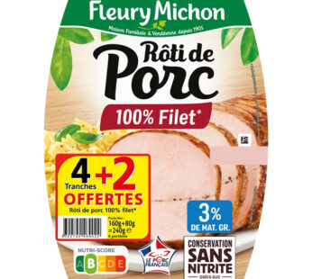 FLEURY MICHON Rôti de porc sans nitrite