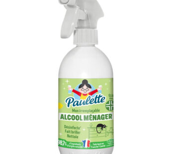 PAULETTE Nettoyant spray alcool ménager au citron 500 ml