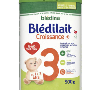 BLEDINA Blédilait – Lait de croissance en poudre 12/36 mois 900g
