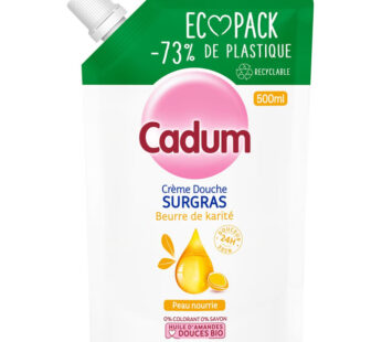 CADUM Surgras – Recharge crème de douche au beurre de karité 500 ml