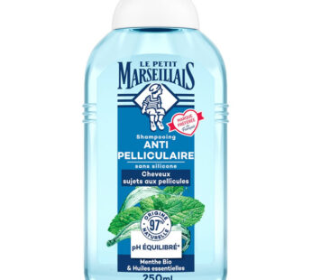 LE PETIT MARSEILLAIS – Shampoing antipelliculaire huiles essentielles et menthe 250 ml