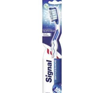 SIGNAL Système Blancheur Éclat Intense – Brosse à dents médium 1 unité