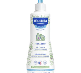 MUSTELA Hydra Bébé Lait corps à l&rsquo;avocat bio 500 ml