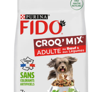 PURINA FIDO Croquettes pour chien +10 kg au bœuf et légumes