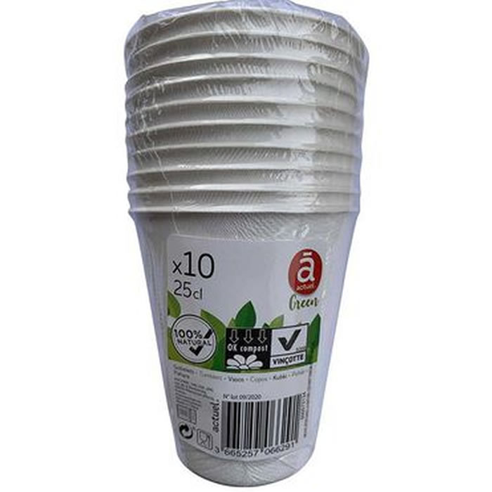 ACTUEL Gobelets en carton 25 cl