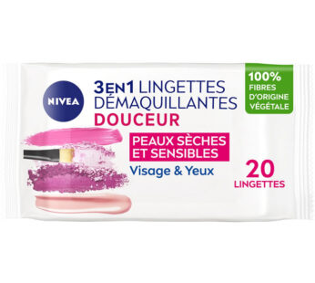 NIVEA – Lingettes démaquillantes 20 lingettes